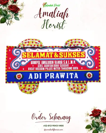 Papan Bunga Ucapan Selamat Bpiri